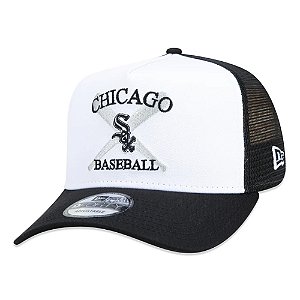 Boné New Era Chicago White Sox 940 A-Frame Core Branco