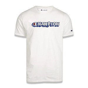 Camiseta Champion ATH Chubby Block Champ Off White