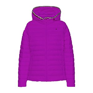 Jaqueta Puffer Tommy Hilfiger Feminina ESS Down Rosa