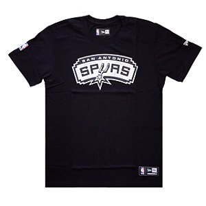 Camiseta San Antonio Spurs Basica Preta - New Era