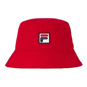 Chapeu Bucket Fila Unissex Classic Vermelho