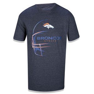 Camiseta Denver Broncos Capacete Cinza - New Era