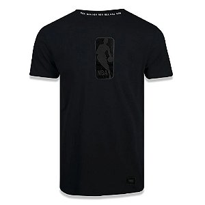 Camiseta Masculino NBA 3D Logoman Preto