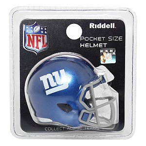 Mini Capacete Riddell New York Giants Pocket Size