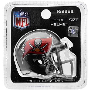 Mini Capacete Riddell Tampa Bay Buccaneers Pocket Size
