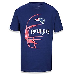 Camiseta New England Patriots Capacete - New Era