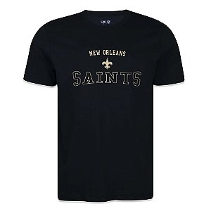 Camiseta New Era New Orleans Saints Back To School Preto