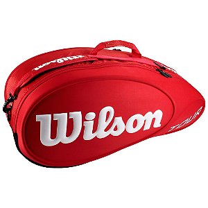 Raqueteira Wilson Tour X6 Vermelho
