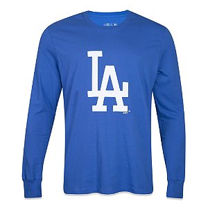 Camiseta Manga Longa New Era Los Angeles Dodgers Core