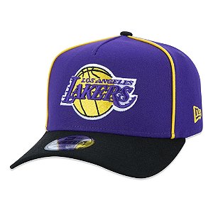 Boné New Era Los Angeles Lakers 940 A-Frame Core Trip Roxo