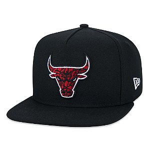 Boné New Era Chicago Bulls 950 A-Frame Core Preto