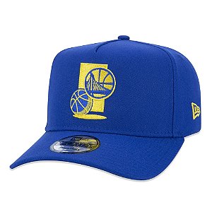 Boné New Era Golden State Warriors 940 A-Frame Core Azul