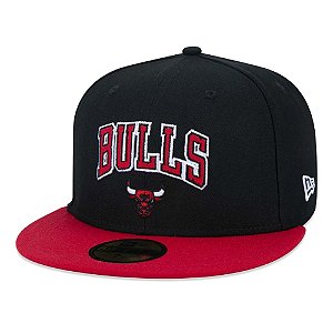 Boné New Era Chicago Bulls 5950 Back To School Preto