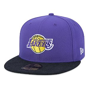 Boné New Era Los Angeles Lakers 5950 Core Roxo