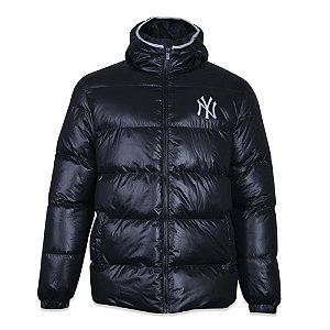 Jaqueta Puffer New Era New York Yankees Core Preto