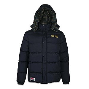 Jaqueta Puffer New Era Modern Classic Preto