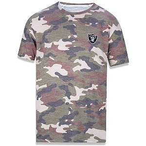 Camiseta Oakland Raiders Militar - New Era