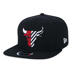 Boné New Era 950 Chicago Bulls Neto 78 Preto