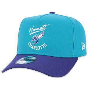 Boné New Era 940 A-Frame Snapback Charlotte Hornets NBA Azul