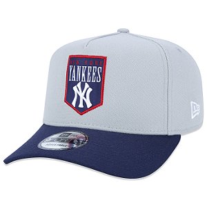 Boné New Era 940 A-Frame New York Yankees MLB Core Cinza