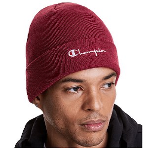 Gorro Champion Beanie With Cuff Cranberry Tart Bordô