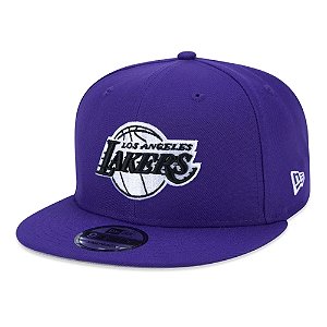 Boné New Era 950 Los Angeles Lakers City Edition Roxo