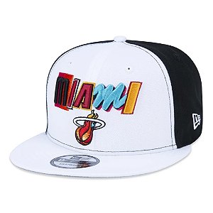 Boné New Era 950 Miami Heat City Edition Branco