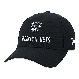 Boné New Era 940 Brooklyn Nets World Preto