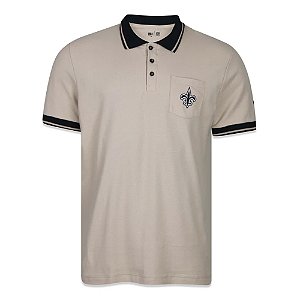 Camisa Gola Polo New Era New Orleans Saints Back To School