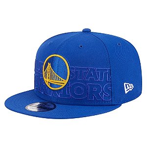 Boné New Era 950 Golden State Warrior Draft Azul