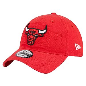 Boné New Era 920 Chicago Bulls Draft Vermelho