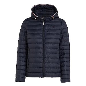 Jaqueta Puffer Tommy Hilfiger Feminina Heritage Down Marinho