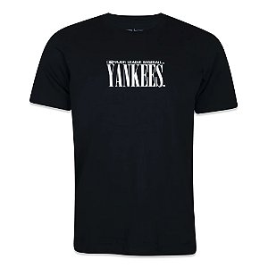 Camiseta New Era New York Yankees Modern Classic Preto