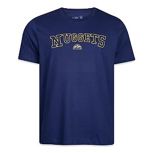 Camiseta New Era Denver Nuggets Back To School Azul Marinho