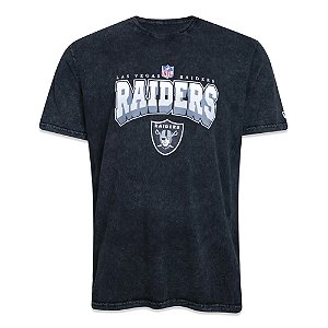 Camiseta New Era Las Vegas Raiders Core NFL Preto