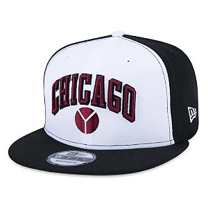 Boné New Era 950 Chicago Bulls City Edition Preto