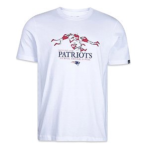 Camiseta New Era New England Patriots Freestyle Branco