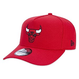 Boné New Era 940 A-Frame Chicago Bulls All Building Vermelho