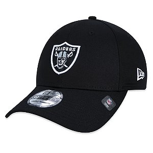 Boné New Era 3930 Las Vegas Raiders Aba Curva Preto