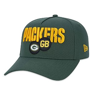 Boné New Era 940 A-Frame Green Bay Packers Core Verde