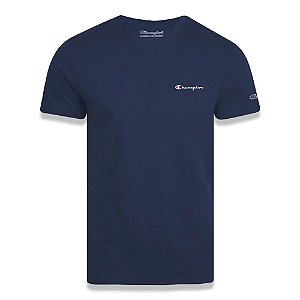 Camiseta Manga Curta Champion Ath Mini Script Logo Azul