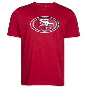 Camiseta New Era San Francisco 49ers Logo Time NFL Cinza