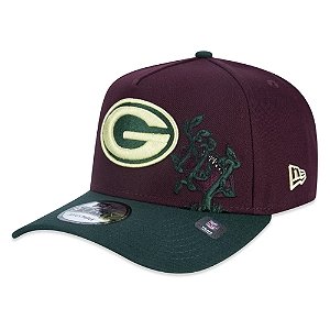 Boné New Era 940 A-Frame Green Bay Packers Rooted Nature