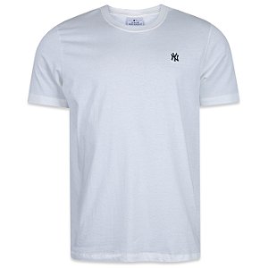 Camiseta New Era New York Yankees Mini Logo Off White