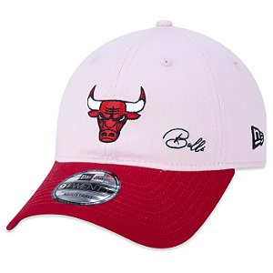 Boné New Era 920 Strapback Chicago Bulls NBA Culture Rosa