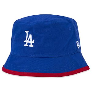 Bucket Chapéu New Era Feminino Los Angeles Dodgers MLB Azul