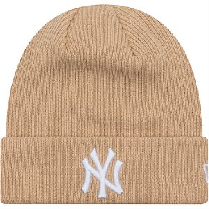 Gorro New Era New York Yankees MLB Knit Seasonal Bege