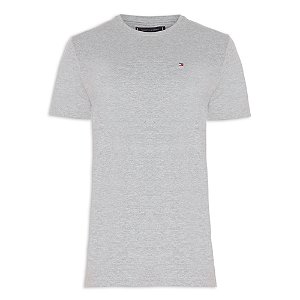 Camiseta Tommy Hilfiger Wcc Essential Cotton Tee Cinza