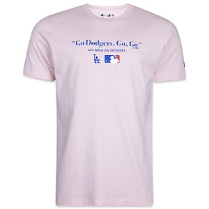 Camiseta New Era Los Angeles Dodgers MLB Golf Culture Rosa