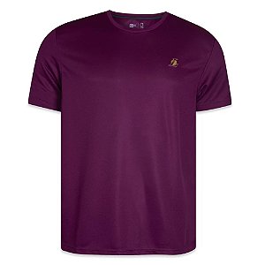 Camiseta Performance New Era Los Angeles Lakers Roxo